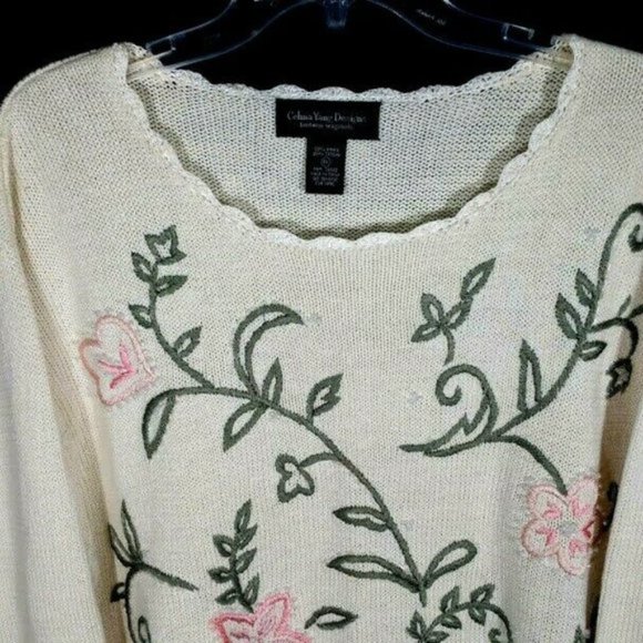 Celina Yang Designs knitwear Ramie sweater top - Picture 3 of 8